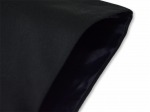 作務衣用羽織（綾織）黒-ブラック　肩部分