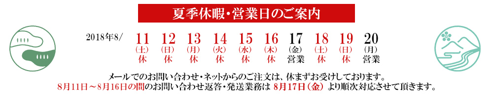 2018GW休暇