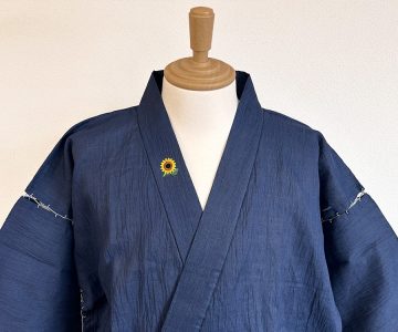【簡単絵柄刺繍】F-06 ひまわり