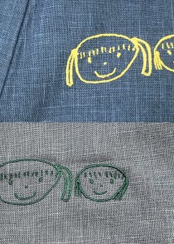 【ロゴ刺繍/左胸/ズボン】