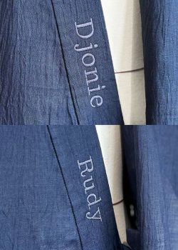 【簡単文字刺繍】