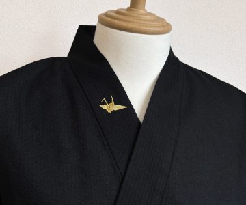 【簡単絵柄刺繍】E-07 鶴・金