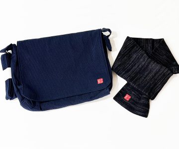 【簡単絵柄刺繍】W-03 和粋庵 粋ロゴマーク 赤×銀
