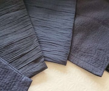 和粋庵の甚平、比べてみました。