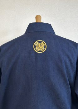【簡単家紋刺繍】A-01 丸に違い鷹の羽