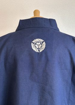 【簡単家紋刺繍】S-01 蛇の目銀杏に片喰