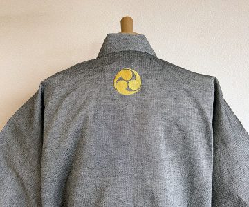 【簡単家紋刺繍】C-06 左三つ巴