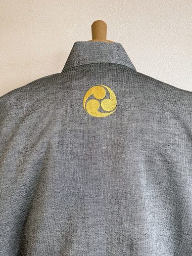 【簡単家紋刺繍】C-06 左三つ巴