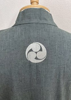 【簡単家紋刺繍】C-06 左三つ巴