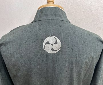 【簡単家紋刺繍】C-06 左三つ巴