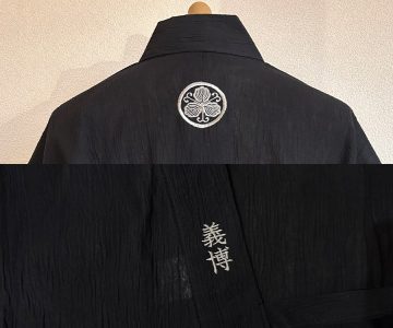 【簡単家紋・簡単文字】S-01　丸につる柏