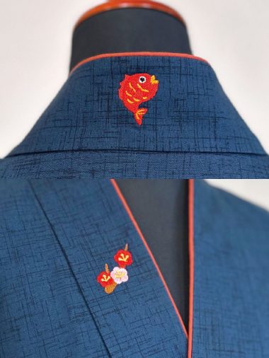 【簡単絵柄刺繍】E-03 鯛/F-04 梅