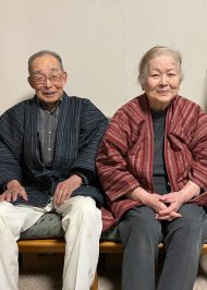 【身長170cm】2026 織縞模様綿入袢天 No.1 細縞 / 2028 和紡ぎ女性綿入袢天　No.1 縞柄
