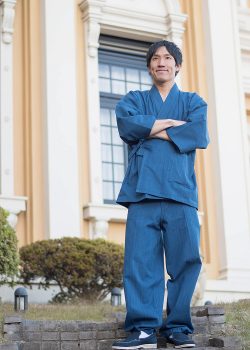 2005 武州正藍染作務衣 No.1 あさぎ