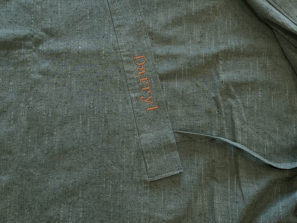 ギフト【簡単文字刺繍】
