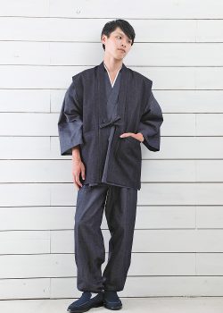 5093 カイハラデニム・11オンス羽織 No.1 濃紺