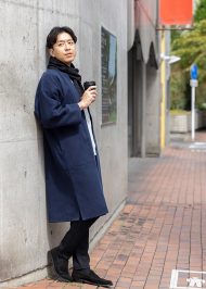 3027 太刺子ロング羽織 No.1 濃紺