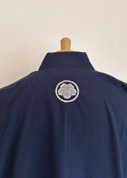 【簡単家紋刺繍】S-01 丸に蔦