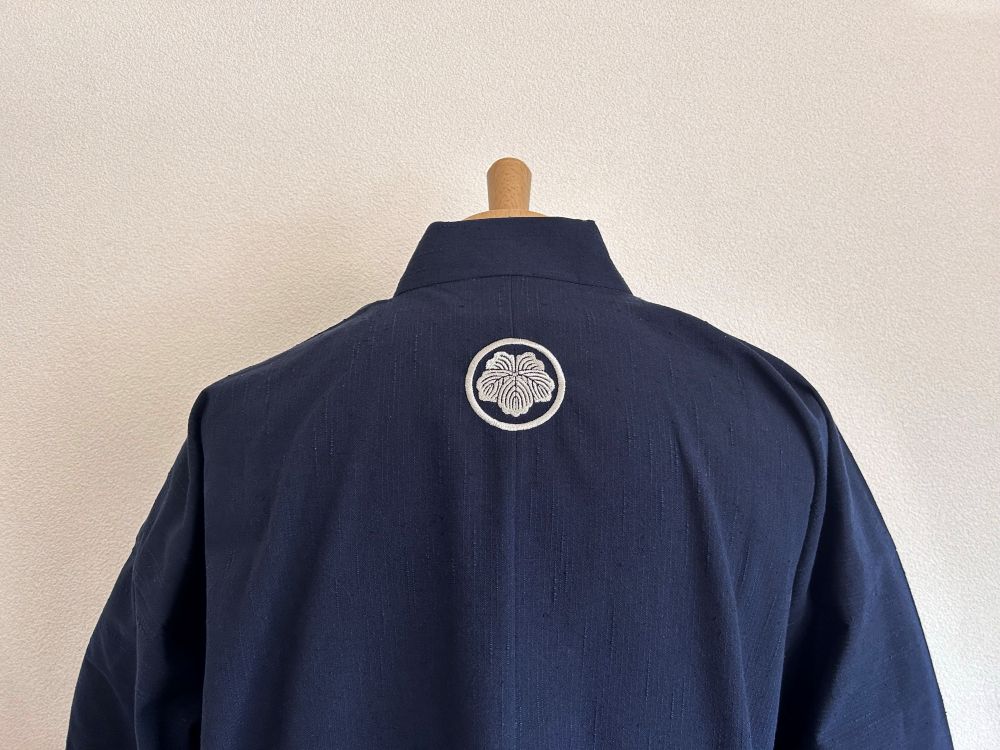 【簡単家紋刺繍】S-01 丸に蔦