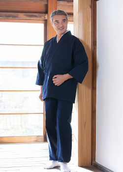 2011 遠州本藍染作務衣 No.1 濃紺