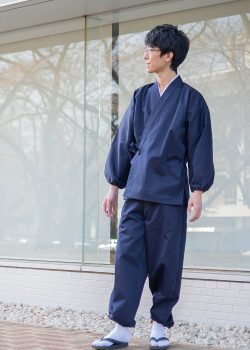 5040 T/C綾織作務衣 No.1 濃紺　