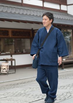 2020 本藍染太刺子作務衣 No.1 濃紺
