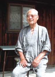 【身長174cm】1095 近江ちぢみ本麻作務衣 No.93 グレー L