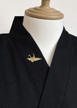 【簡単絵柄刺繍】E-07 鶴・金