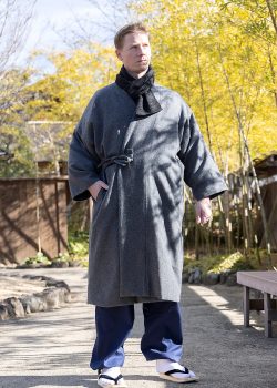 5080 作務衣コート No.2 グレー