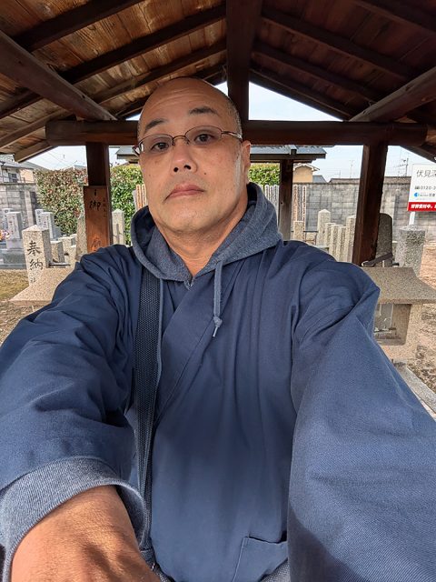 【身長174cm】3055 綾織作務衣 No.1 紺 L