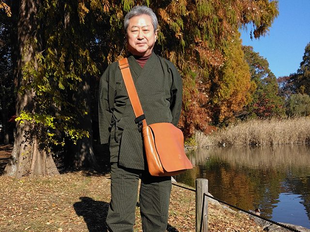 【身長165cm】1054 大柄ドビー作務衣 No.10 グリーン M