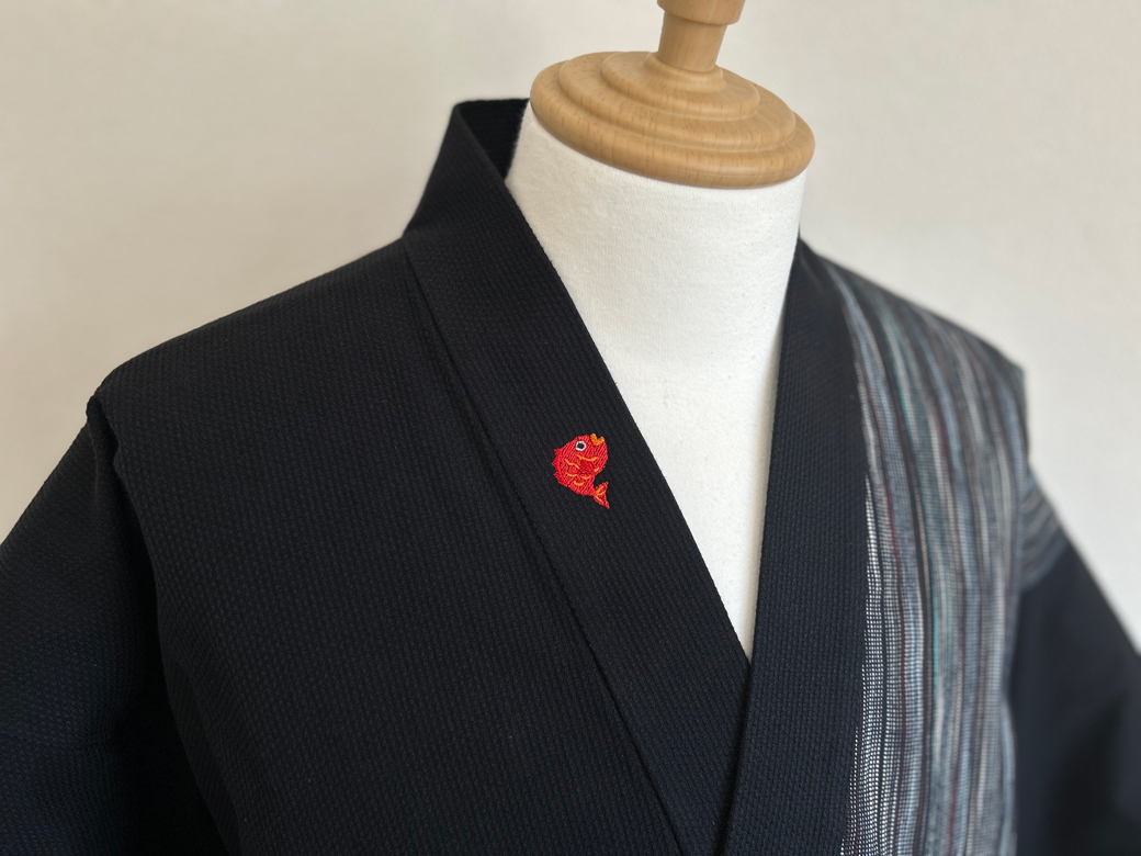 柄と刺繍の融合【簡単絵柄】