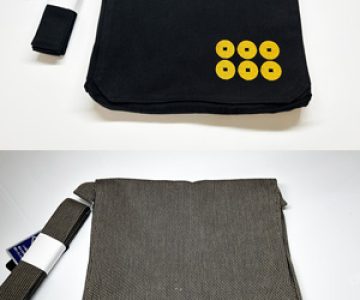 頭陀袋に六文銭