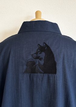 父の日の贈り物・愛犬の刺繍
