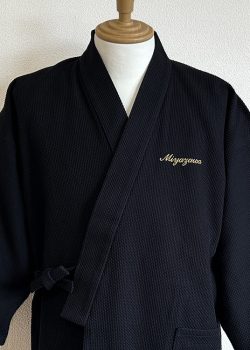 台湾の日本人シェフの作務衣
