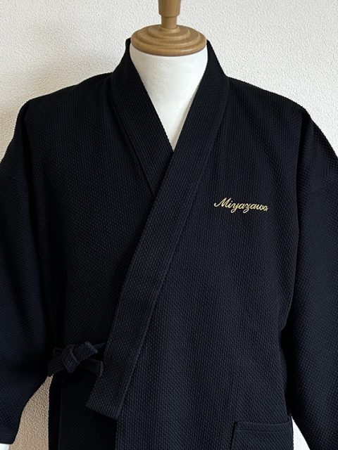 台湾の日本人シェフの作務衣