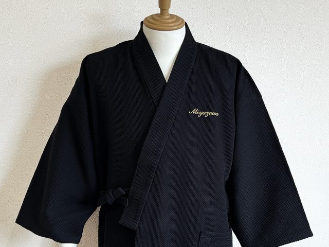 台湾の日本人シェフの作務衣
