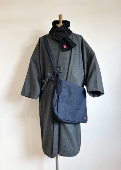 ワンポイントで映える和粋庵の粋ロゴ刺繍