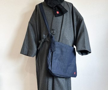 ワンポイントで映える和粋庵の粋ロゴ刺繍