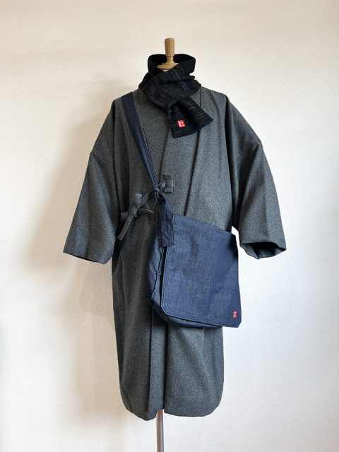 ワンポイントで映える和粋庵の粋ロゴ刺繍