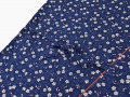 女性総柄作務衣　絣桜（かすりざくら）紺紐部分