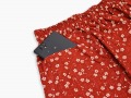 女性総柄作務衣　絣桜（かすりさくら）エンジズボンポケット