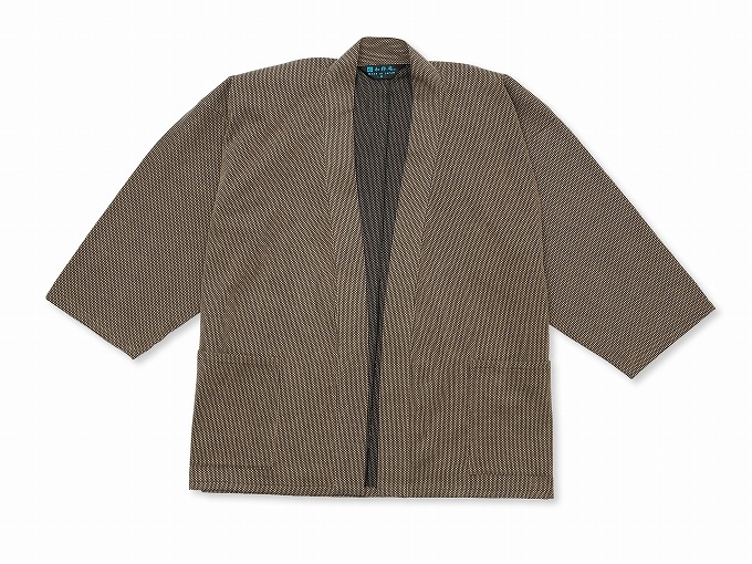 刺子織ジャケット　茶