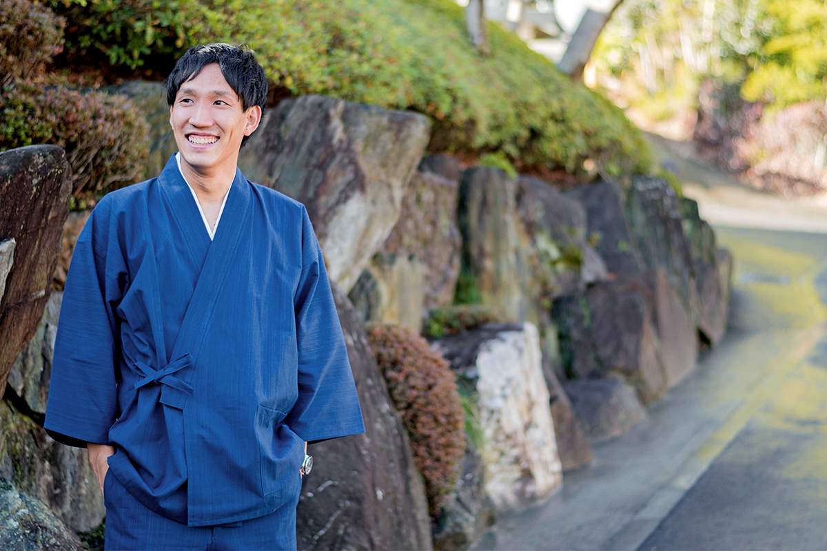 武州正藍染作務衣 青縞 No.1 あさぎ | 作務衣・甚平通販 和粋庵