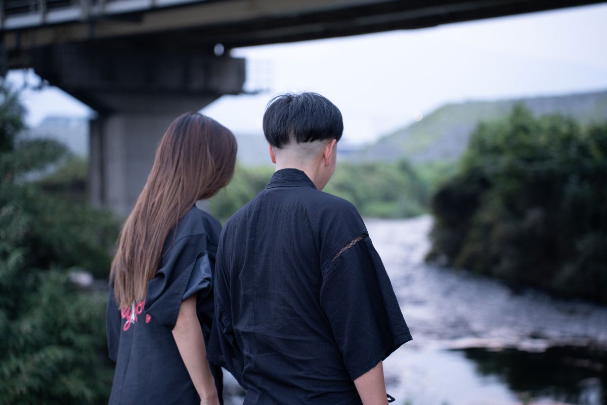 1107 アイスコットン近江ちぢみ甚平 No.4 黒 M
