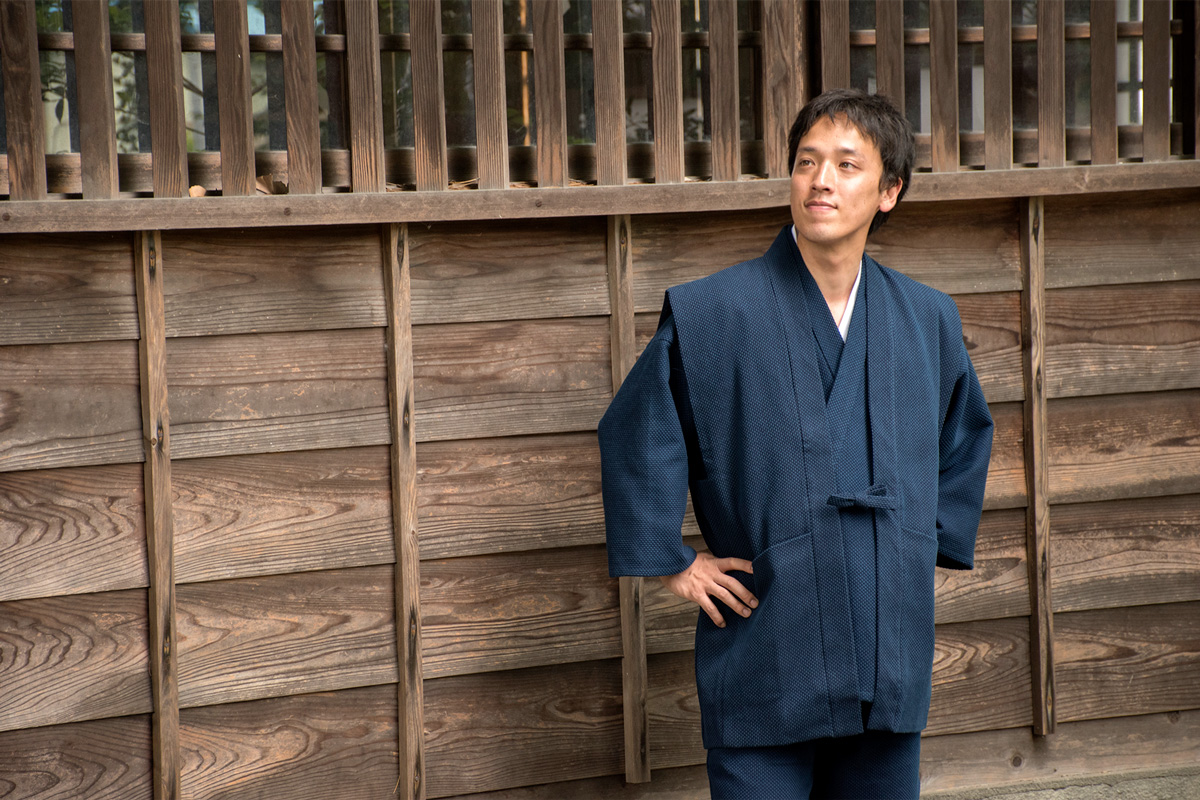 手づくりコットン夜着(真綿引仕上げ)☆内閣総理大臣賞受賞職人製作☆ ヴォーグ学園