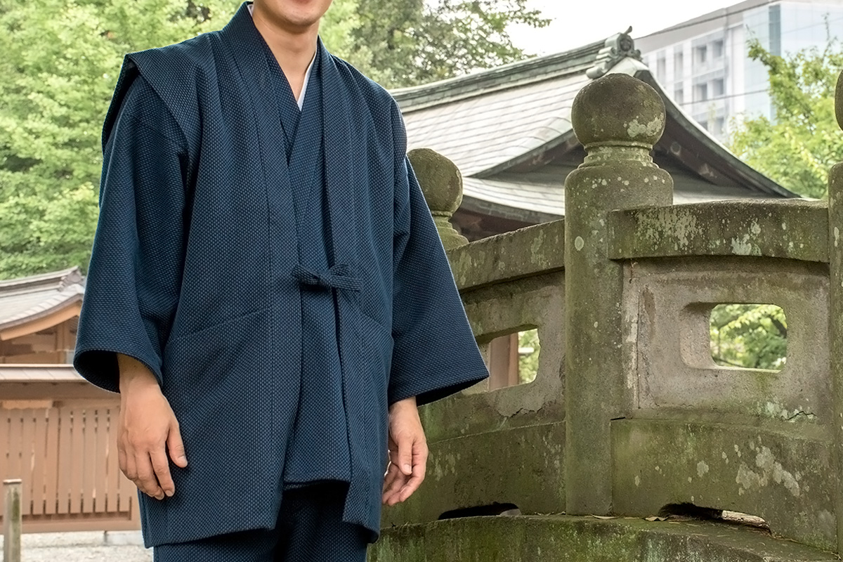 【大幅値下げ】撫松庵 刺し子牡丹〈紺〉 レディスゆかた/刺し子牡丹 – 撫松庵公式通販サイト