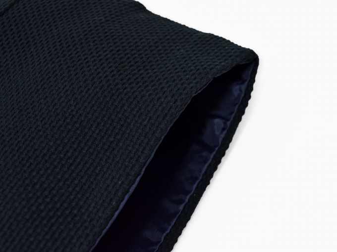 太刺子作務衣用羽織　黒（ブラック）袖部分