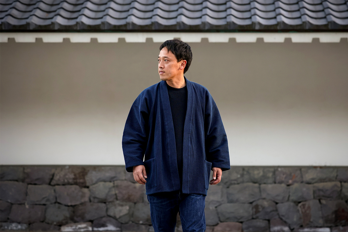 太刺子ジャケット No.1 濃紺 ｜ 作務衣・甚平通販 和粋庵