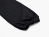 綿ポリ綾織作務衣　黒（ブラック） ズボン裾
